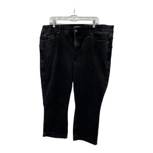 Torrid Crop jeans Black Bombshell Skinny Size 22